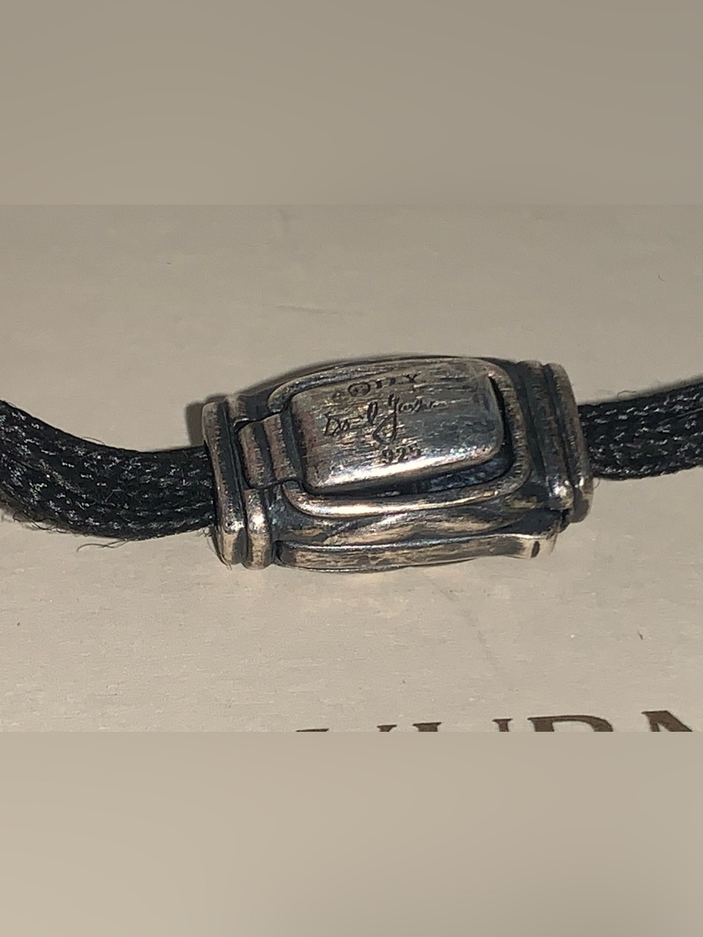 David Yurman Spiritual Beads Two-Row Woven Bracelet w/ Black Onyx & Tiger's Eye - Picture 5 of 16